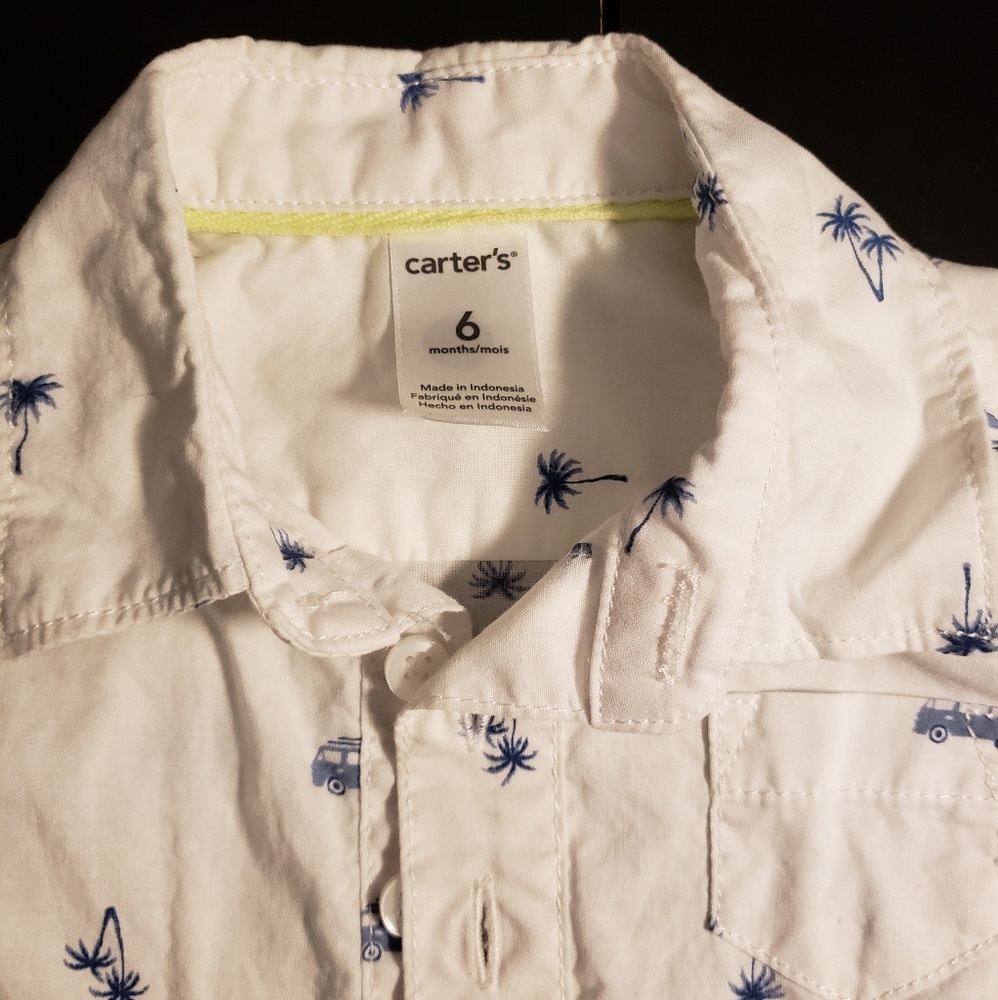 Carter's Pullover Button Down - Picture 2 of 3